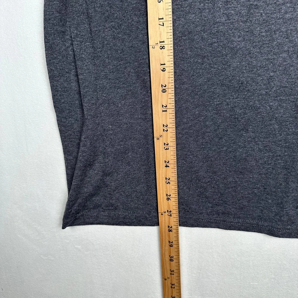 Mount Rushmore Sz L Gray Graphic Print Short Sleeve‎ Crewneck Tee Shirt - Picture 7 of 8